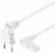 Goobay 97349 Power cord 1.5m, White - Euro connector (Type C CEE 7/16)> Device socket C7