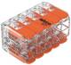 WAGO 221-420 10-Leiter Verbindungsklemme max. 4 mm² transparent