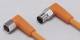 Ifm Electronic EVT169 IFM connecting cable angled AC/DC silicone-free 