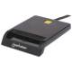 Manhattan 102049 USB 2.0 smart card reader USB-A plug, chip card reader, external