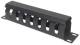 INTELLINET Cable Management Panel 25,4cm 10i 1U covered promotes neat and orderly management of cables black