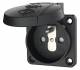 Mennekes 11162 16A2P+E 230V SCHUKO surface-mounted socket black