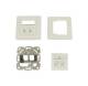 Synergy 21 S216330/S216364/S216328 Dosen TP, aufputz, 2-fach, CAT6A, Keystone Slim-line/Short 3P, reinweiß,