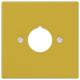 Jung LS964GE Abdeckung mit Tragring für Befehlsgeräte 22,5mm gelb