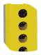 Schneider Electric XALK04 Schneider Leergehäuse 4Bohrungen Kunststoff Deckel gelb