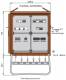 Walther-Werke WV0260BER1 Walther lighting distributor 35kVA 3 RCDs type A digital