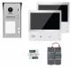 INDEXA VT200 SET AW2 video door intercom set AP 2 with comfort monitors 28383