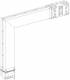 Schneider Electric KSC800DLF4A Schneider Canalis angle for channel 800A copper SPECIAL assembly different.