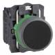 Schneider Electric XB5AA21C0 Schneider push button, complete, plastic, momentary, black, 22mm, 1S