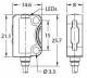 Turck VS8APFF50 Opto Sensor, reflection light scanner 3803478