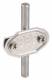 Dehn + Soehne 484000 Dehn NS 7.10 FL30 7SEG AL number plate with embossing AL for Rd 7-10mm fl