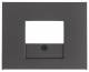 Berker 10357006 K.1 central piece of 10,357,006 for TAE socket anthracite matt