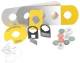ABB 1SFA616915R6005 KTC15-6005 Schild, Not-Aus, PVC, gelb, D=70 mm,