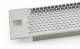 Triton RAC-ZP-X42-A1 48,3 cm ( 19 Zoll ) Zubehör Blindplatte perforiert, 2HE, Lichtgrau, mit Kunststoffclips