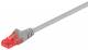 Goobay 93674 CAT 6 patch cable, U/UTP, gray - LSZH halogen-free, copper