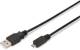 DIGITUS USB 2.0 connection cable type A -micro B St/St 3.0m, black