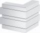 OBO Bettermann 6112613 OBO GA-AS53165EL external corner aluminum rigid form 190x190x165 Alu EL 