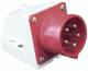 Abl Sursum G52S30 ABL CEE Wandgerätestecker IP44 32A 5p 400V 6h rot