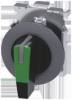 Siemens 3SU10622EL400AA0 3SU1062-2EL40-0AA0 Knebelschalter beleuchtet 30 mm rund Metall matt grün lang 3 St.