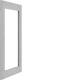 Hager FZ297N Compensation frame 1195x575x22 for increasing wall distance