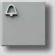 Siedle TM612-4/BTM650-04 SM Klingeltaste Glockensymbol Silber 029808