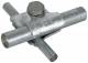 Dehn + Soehne 392050 Our concern MV clamp Rd8-10 / Rd 16mm , St / tZn with threaded base part