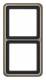Jung CD582GB Rahmen 2fach gold-bronze
