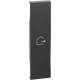 Legrand KG01MHGEN BTicino LivingNow 1M button cover MyHome+symbol house leave Black