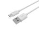 Equip Kabel USB-A->C2.0 3A St/St 1.00m weiß