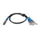 Startech.com QSFP4SFPPC1M