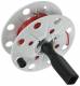 Dehn + Soehne 585310 Dehn DH K 40 BS ML0.75 L25M RT Wire h.K-gr B40mm with B.25m 0.75qmm red with bananas