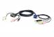 Aten Verbindungskabel VGA->DVI, 1,8m, USB, Audio