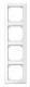 Merten 470419 M-SMART frame 4-, with Labeling