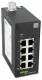 WAGO 852-112/000-001 Industrial ECOSwitch, 8 ports 100Base-TX, black