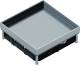 Hager EKQ120BL25 Edelstahlkassette Q12 blind Belag T=25mm