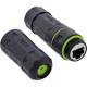 InLine® Patchkabelkupplung Cat.6A, IP68, 2x RJ45 Buchse, geschirmt, M20