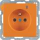 Berker 6765096014 Steckdose mit Schutzkontaktstift und Kontroll-LED Q.1 org, samt