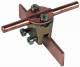 Dehn + Soehne 365007 Dehn saddle clamp RG 0.7 to 6 mm, for Rd 7-10 mm