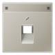 Jung ES2969-1NAUA Abdeckung Schriftfeld für IAE/UAE 1x8polig LS Edelstahl