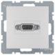 Berker 3315401404 VGA socket B.1/B.7 glass aluminum matt