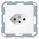 Jung A1520-13BFSEVWW SEV outlet 1-gang type 13 Serie A deep alpine white