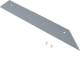 Hager AKE2000402 End piece double-sided sheet steel for top floor channel AK 200x40 mm