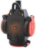 Abl Sursum 1173543 SCHUKOultra 3f full rubber hanging coupling red/black IP54 locking cap