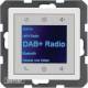 Berker 30846089 Radio Touch UP DAB+Bluetooth Q.x polarweiß samt