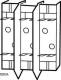 Moeller 289018 EATON GSU3 NH fuse base, 630A- successor