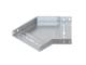 Niedax RBA35.200 RBA 35.200 bend 45° 35x202 mm with unperforated side rails, galvanized