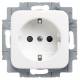 Busch Jaeger 2CKA002013A4656 Busch-Jaeger flush outlet 20 EUCKS-214, alpine white with child protection Reflex SI