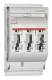 Lindner P1023007 Mersen 2,030,000 fuse load disconnects. NH size 00 AC690V 160A 3p M plate M8