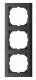 Merten MEG4030-3614 M-Pure-frame 3-gang anthracite,