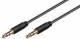 Goobay 69116 3,5mm-Klinke-Verbindungskabel - Klinke 3,5 mm-Stecker (3-Pin, Stereo) > Klinke 3,5 mm-Stecker (3-Pin, Stereo)